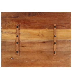 Dessus de table rectangulaire 70x90 cm 15-16 mm Bois récupéré