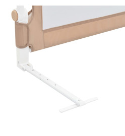 Barrière de lit enfant Taupe 102x42 cm Polyester