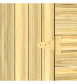 Abri de stockage de jardin 100x310x218 cm Bois de pin imprégné