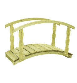 Pont de jardin B-Stock 170x74x105cm Bois massif de pin imprégné