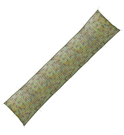 Filet de camouflage avec sac de rangement 1,5x8 m Vert