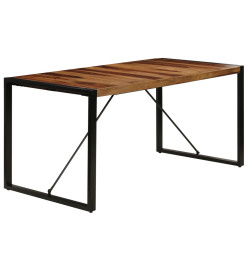 Table de salle à manger 160x80x75 cm Bois de Sesham massif