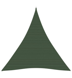 Voile d'ombrage 160 g/m² Vert foncé 3x4x4 m PEHD