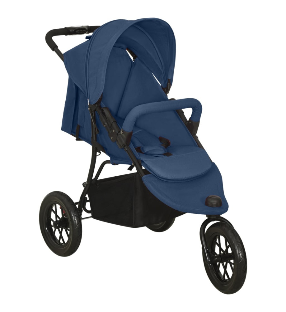 Poussette pour bébé Bleu marine Acier