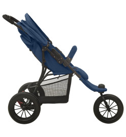 Poussette pour bébé Bleu marine Acier