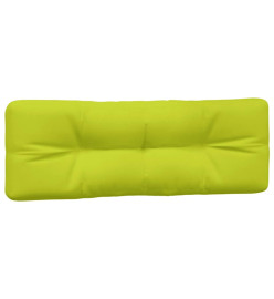 Coussins de palette 5 pcs vert vif tissu