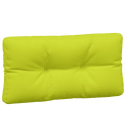 Coussins de palette 5 pcs vert vif tissu