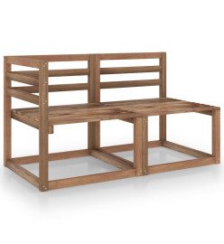 Salon de jardin 8 pcs avec coussins Crème
