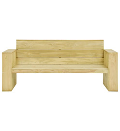 Salon de jardin 3 pcs Bois de pin imprégné
