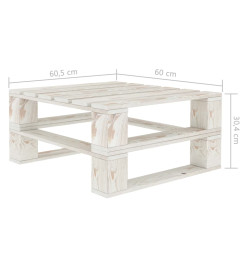 Salon palette de jardin 6 pcs avec coussins anthracite bois