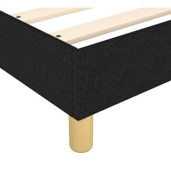 Lit à sommier tapissier avec matelas Noir 180x200 cm Tissu