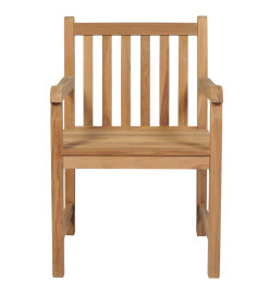 Chaises de jardin 2 pcs avec coussins anthracite Bois de teck