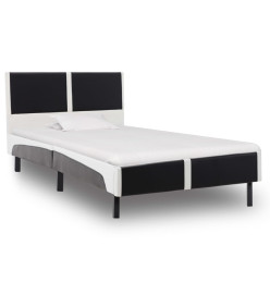 Lit et matelas mousse à mémoire de forme Similicuir 90x200 cm