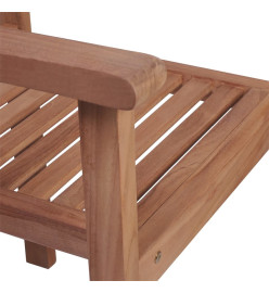 Chaises de jardin empilables avec coussins 6 pcs Teck solide