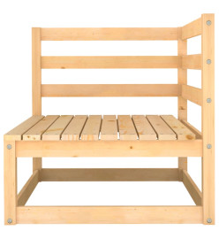 Salon de jardin 5 pcs Bois de pin massif
