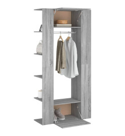 Armoires de couloir 2 pcs Sonoma gris Bois d'ingénierie