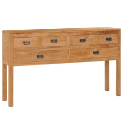 Buffet 125x30x75 cm bois de teck massif