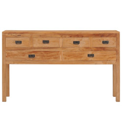 Buffet 125x30x75 cm bois de teck massif