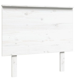 Tête de lit Blanc 94x6x82,5 cm Bois massif de pin