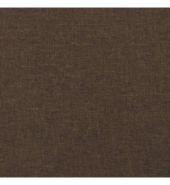 Matelas de lit à ressorts ensachés Marron foncé 180x200x20 cm