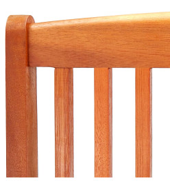 Mobilier à dîner d'extérieur pliable 7 pcs Bois d'eucalyptus