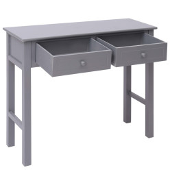 Table console Gris 90 x 30 x 77 cm Bois