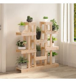 Support à plantes 104,5x25x109,5 cm Bois massif de pin