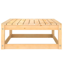 Salon de jardin 6 pcs bois de pin massif
