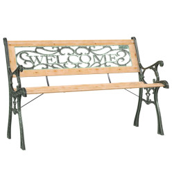 Banc de jardin 122 cm Bois de sapin massif