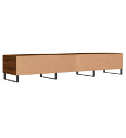 Meuble TV chêne marron 150x36x30 cm bois d'ingénierie