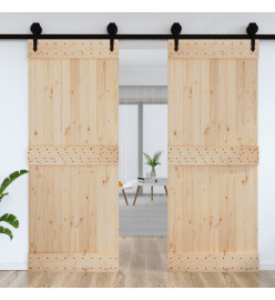 Porte NARVIK 90x210 cm bois massif de pin