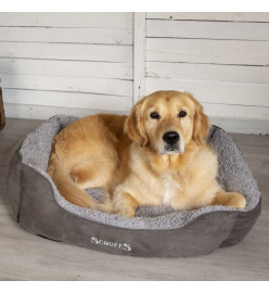 Scruffs Lit à boîte pour chien Cosy Gris L