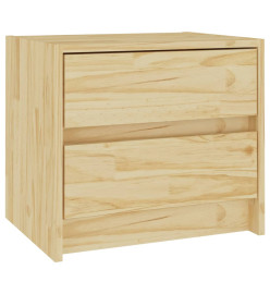 Table de chevet 40x30,5x35,5 cm bois de pin solide