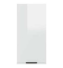 Armoire de salle de bain murale Blanc brillant 32x20x67 cm