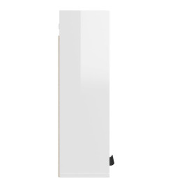 Armoire de salle de bain murale Blanc brillant 32x20x67 cm