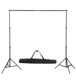 Kit de studio photo avec éclairage et toile de fond