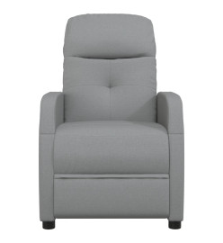 Fauteuil de massage Gris clair Tissu