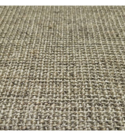 Tapis Sisal naturel 80x250 cm Taupe