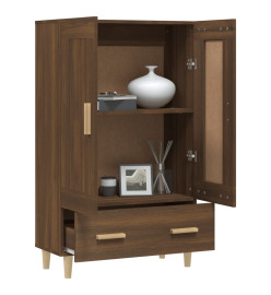 Buffet Chêne marron 70x31x115 cm Bois d'ingénierie