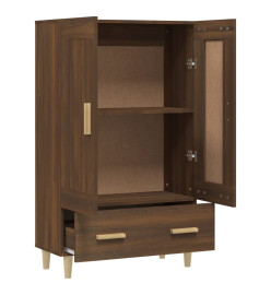 Buffet Chêne marron 70x31x115 cm Bois d'ingénierie