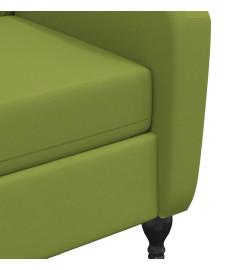 Fauteuil de massage inclinable vert clair velours