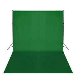 Toile de fond Coton Vert 500 x 300 cm Incrustation