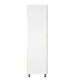 Armoire de réfrigérateur Chêne sonoma 60x57x207 cm Aggloméré