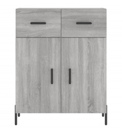 Buffet sonoma gris 69,5x34x90 cm bois d'ingénierie