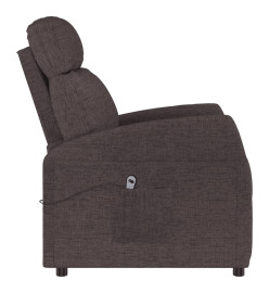 Fauteuil Marron foncé Tissu