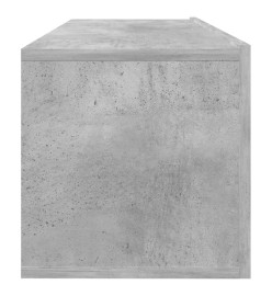 Meuble TV Gris béton 100x30x30 cm Aggloméré