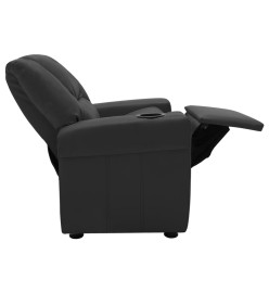 Fauteuil inclinable enfants Similicuir Noir