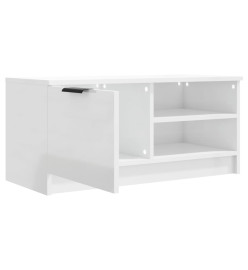 Meubles TV 2 pcs Blanc brillant 80x35x36,5 cm Bois d'ingénierie