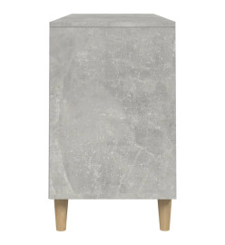 Armoire à chaussures Gris béton 102x36x60 cm Bois d'ingénierie