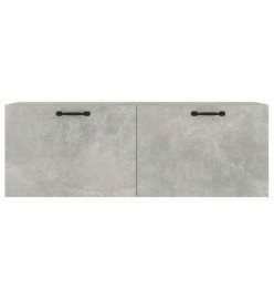 Armoire murale Gris béton 100x36,5x35 cm Bois d'ingénierie